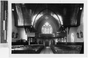 Interior of Sacred Heart Church, Honolulu, Hawaii, ca. 1920-1940
