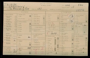 WPA household census for 137 S BEAUDRY AVE, Los Angeles
