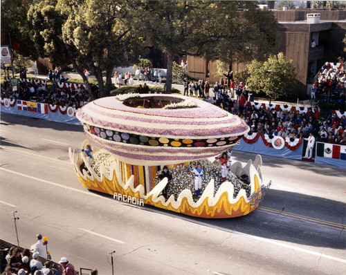Pasadena Tournament of Roses Parade--Arcadia Float, 1988
