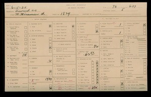 WPA household census for 1829 W MIRAMAR ST, Los Angeles