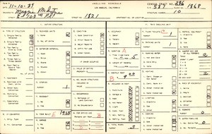 WPA household census for 1821 E 103RD ST, Los Angeles County