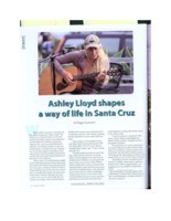 Ashley Lloyd shapes a way of life in Santa Cruz