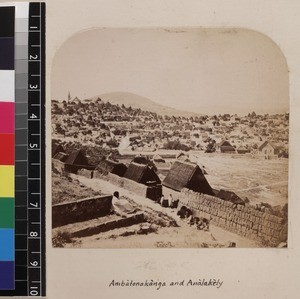 View of Ambatonakanga and Analakely, Madagascar, ca. 1865-1885
