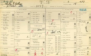 WPA household census for 1049 S DITMAN