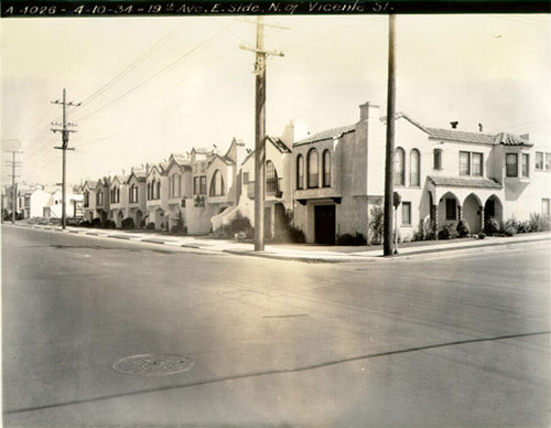 [East side of 19th Avenue, north of Vicente Street]