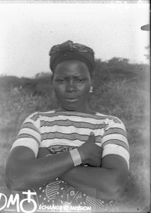 Portrait of an African woman, Mozambique, ca. 1896-1911