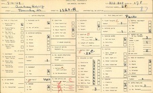 WPA household census for 1520R BUNDY DR, Los Angeles