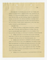 Agreement of March 29, 1920