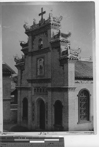 The chapel at Rongxian, China, 1942
