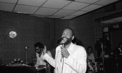 Marvin Gaye, Los Angeles, 1983