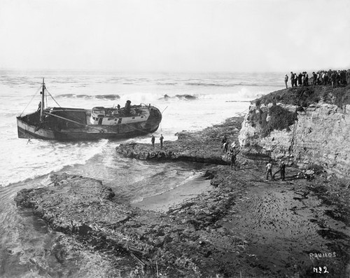 Wreck of the freighter La Feliz