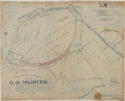 Plat of Tract of Land Owned by G.A. Meister
