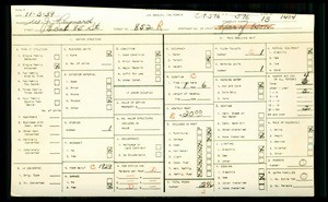 WPA household census for 852 E 85TH STREET, Los Angeles County