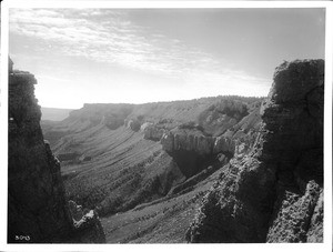 View from Dutton Point, north rim, Grand Canyon, looking south, ca.1900-1930