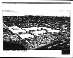 Coddingtown Regional Shopping Center, a rendering, Santa Rosa, California, 1962