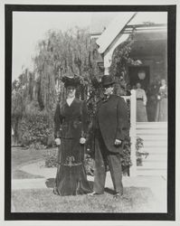 Portrait of Jessie May McGregor and Gardiner Green Howland on their wedding day