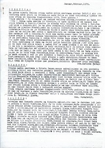 Circular letter for January 1979