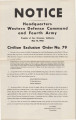 State of Washington [Civilian Exclusion Order No. 79], south King County