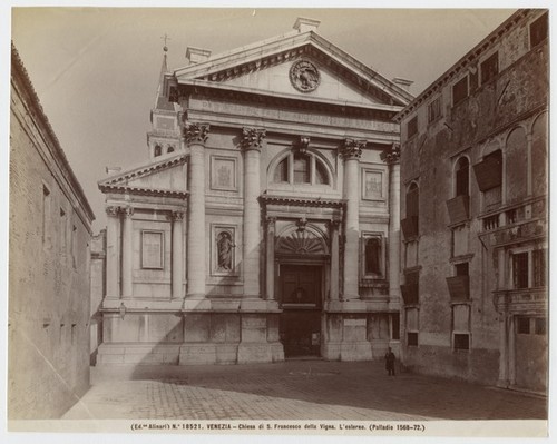 No. 18521. Venezia - Chiesa di S. Francesco della Vigna. L'esterno. (Palladio 1568-72.)
