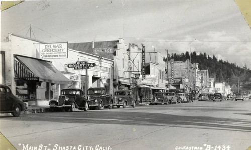 Main Street in Shasta City, CA