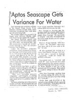 Aptos Seascape Gets Variance For Water