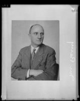 File photo of Times employee James W. Brown, [rephotographed], Los Angeles, [1925-1939]