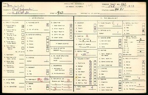 WPA household census for 913 W 82ND ST, Los Angeles County