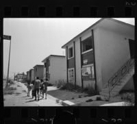Abandoned apartments in Watts, Los Angeles (Calif.)