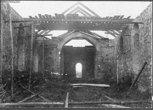 Church of Mamba under construction, Mamba, Tanzania, ca.1900-1914