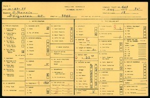 WPA household census for 3946 S FIGUEROA STREET, Los Angeles County