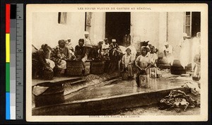 Women washing clothes, Dakar, Senegal, ca.1920-1940