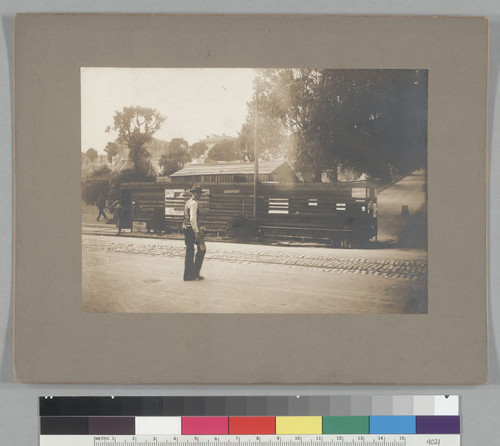 [Mens toilet, Jefferson Square refugee camp.] [Photo from collection of Jesse B. Cook.]