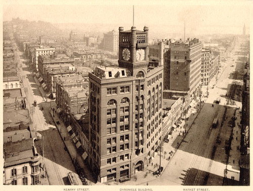 [Chronicle Building, Market and Kearny Streets]