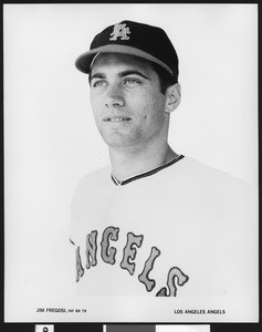 Portrait of the baseball player Jim Fregosi of the Los Angeles Angels, ca.1961