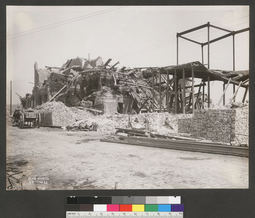 [Ruins of Jackson Brewery. Folsom St. at Eleventh.]
