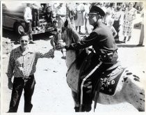 San Jose Police Department Mounted Unit policeman on horseback