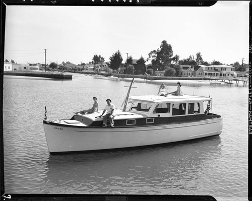 Yacht, Balboa Island. 1941
