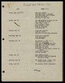 Principal's desk calendar, 1943