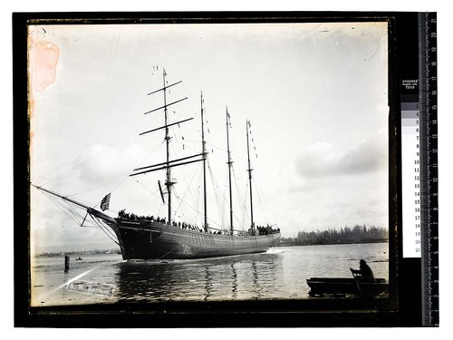 [Bendixsen Ship yard - "Jane Stanford" just launched/unknown]
