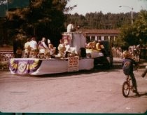Lions Club float in Mill Valley's 75th Anniversary parade, 1975