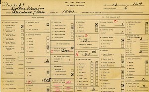 WPA household census for 1549 RENDALL, Los Angeles