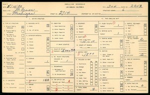 WPA household census for 2714 MICHIGAN, Los Angeles
