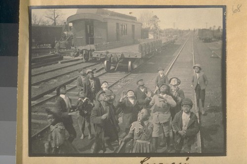 Georgia [Children on train tracks]