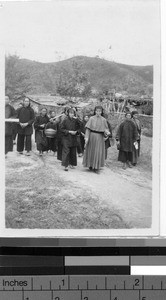 Native Sister local Christians, Laofuheo, Kaying, China, ca. 1948