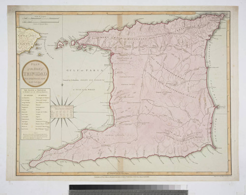 Plan of the Isle of Trinidad : from actual surveys made in the year 1797