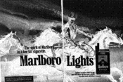 The spirit of Marlboro in a low tar cigarette. Marlboro Lights