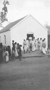Vriddhachalam District, Arcot, South India. The Vagaiur Church. (Used in: Dansk Missionsblad no