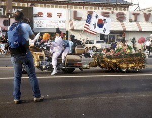 Edward Paik in Korean Parade, 1986