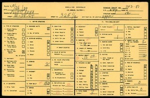WPA household census for 325 1/2 W 38TH STREET, Los Angeles County