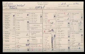 WPA household census for 1950 ADAIR, Los Angeles